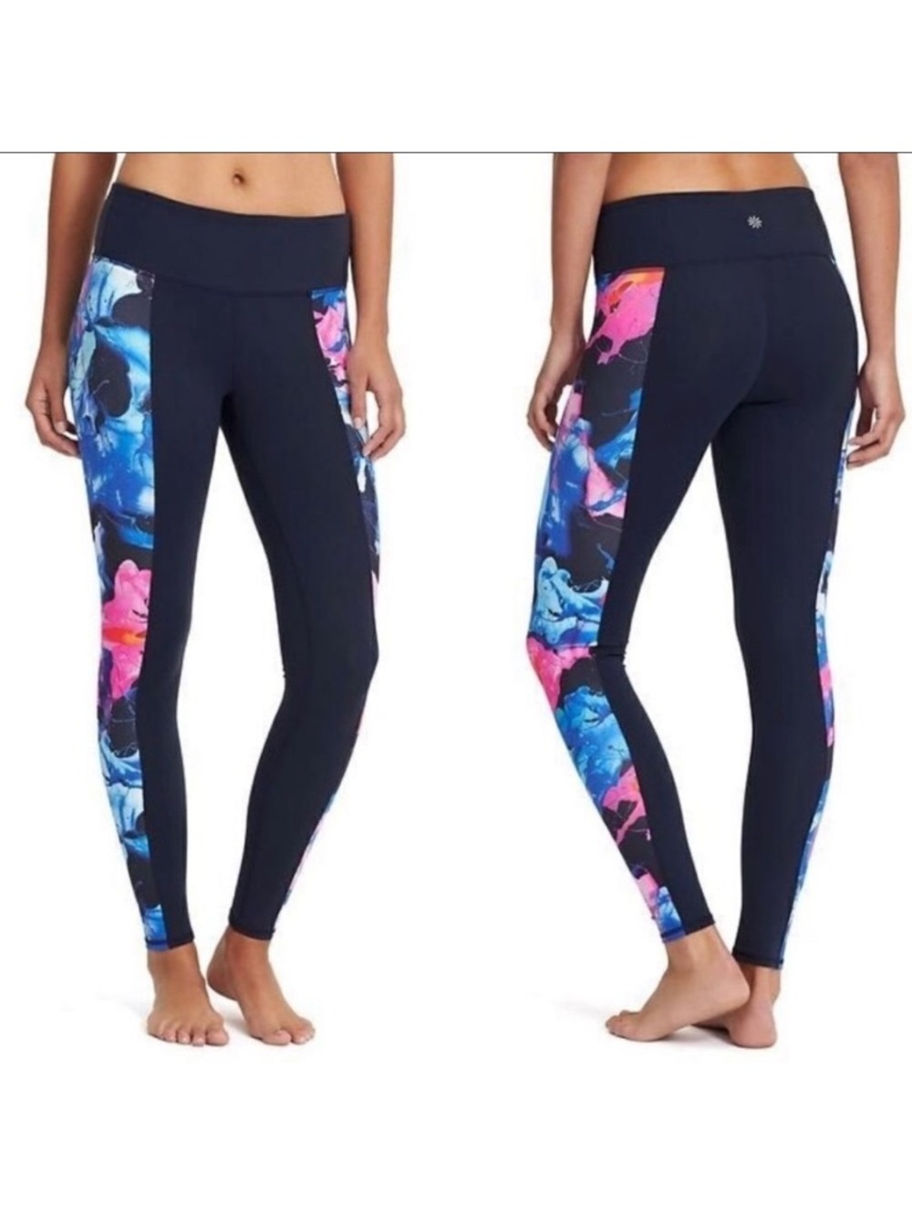 ATHLETA Superimpose Chaturanga Leggings in Navy